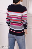 Stripe 條紋羊毛衫(藍)