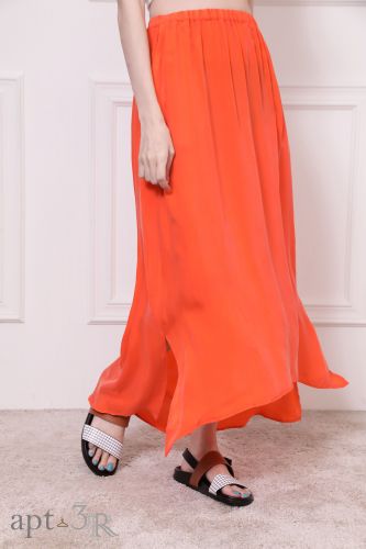 Jupe 長裙(橙)